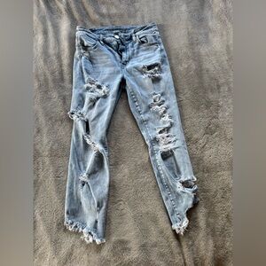 American Eagle Outfitters Blue Skinny Jeans